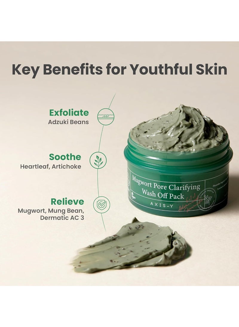 AXIS-Y Mugwort Pore Clarifying Wash Off pack 100ml