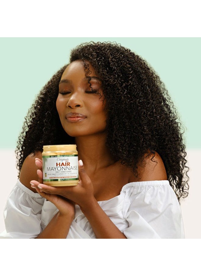 Originals By Africa's Best Hair Mayonnaise Conditioner – 2 Pack (15 oz Jars) – Enriched with Herbal Extracts, Egg Protein & Olive Oil for Deep Conditioning & Repair