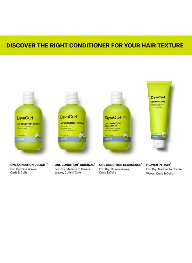 DevaCurl One Condition Original Rich Cream Conditioner, Soft Lemongrass, 32 fl. oz.