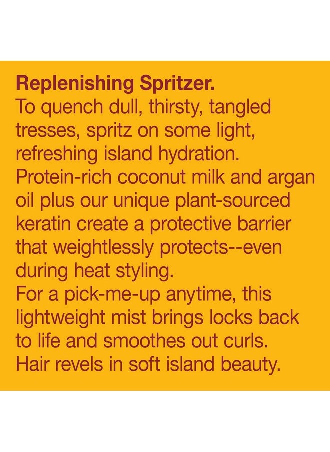 Alba Botanica Mega Moisture Conditioning Leave-In Mist, Coconut Milk, 8 Oz (Packaging May Vary)
