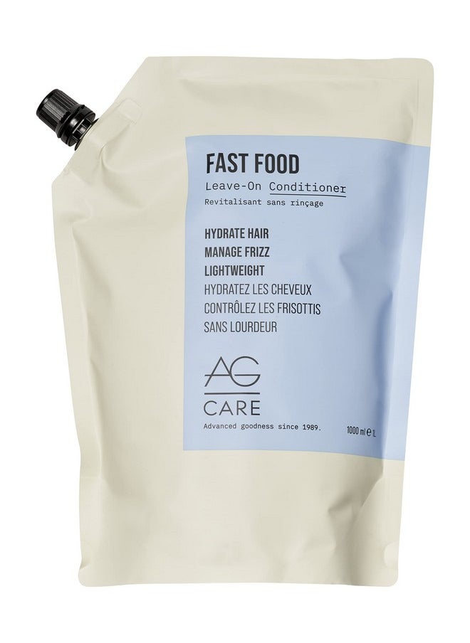 AG Care Fast Food Leave On Conditioner, 33.8 Fl Oz