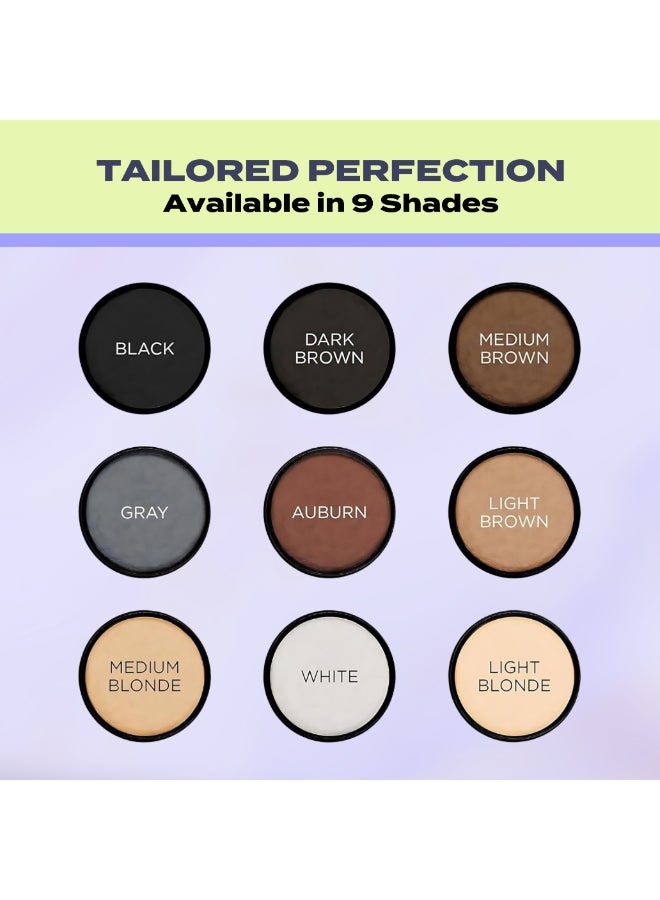 Hair Building Fibers Instant Hair Concealer for Thinning Hair, Hair Fiber for Men & Women, Texture Powder with Natural Keratin, Long-Lasting Hair Color - White 55grams