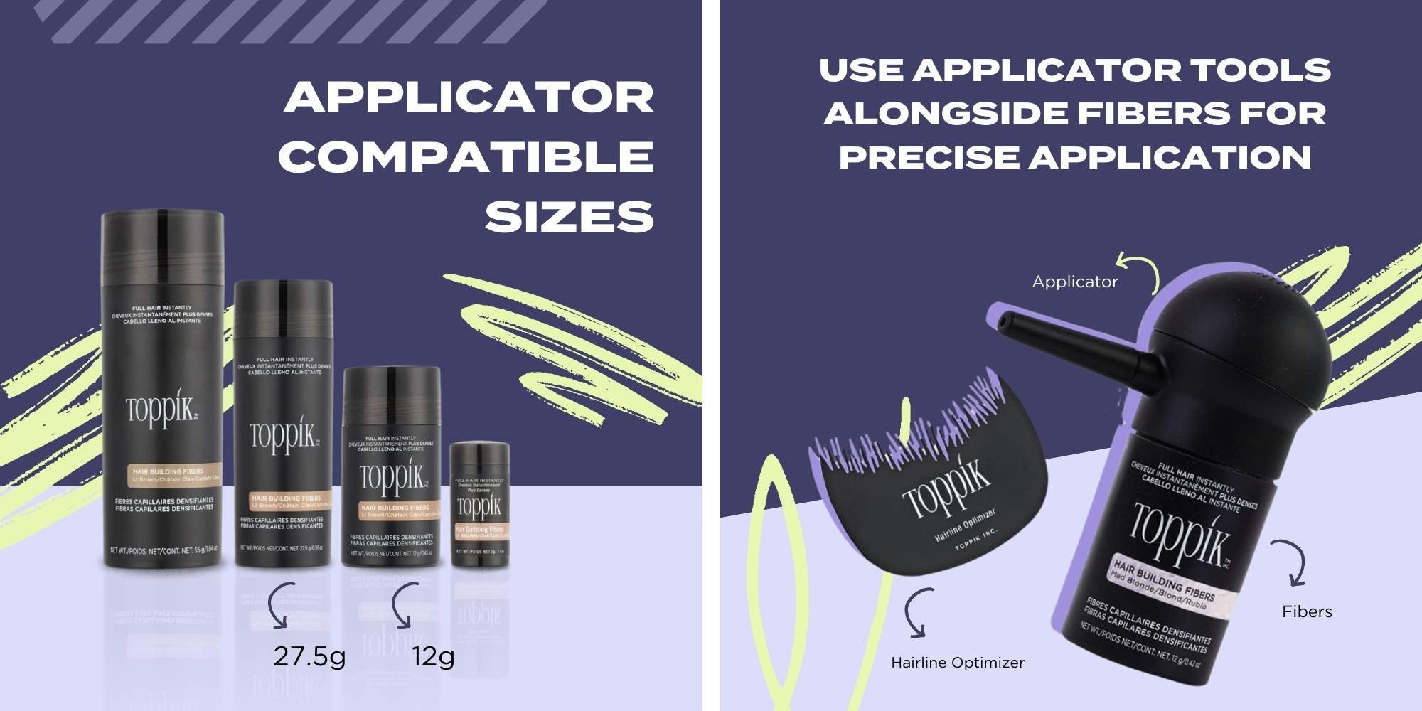 Hair Building Fibers Instant Hair Concealer for Thinning Hair, Hair Fiber for Men & Women, Texture Powder with Natural Keratin, Long-Lasting Hair Color - White 55grams