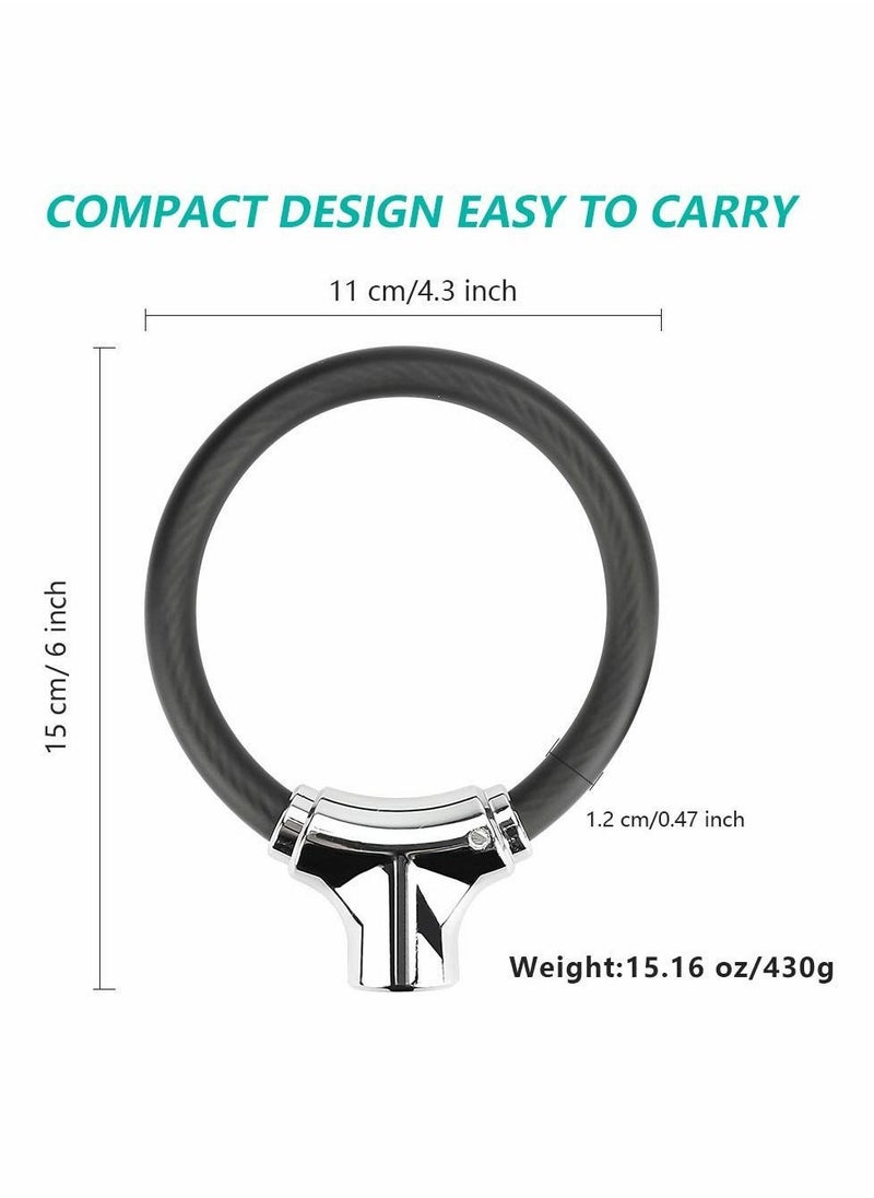 Mini Bike Lock Cable Portable Anti-Theft Bike Bicycle Lock Security Cycling Cable Lock Zinc Alloy Senior Waterproof Travel Luggage Locks Helmet Lock
