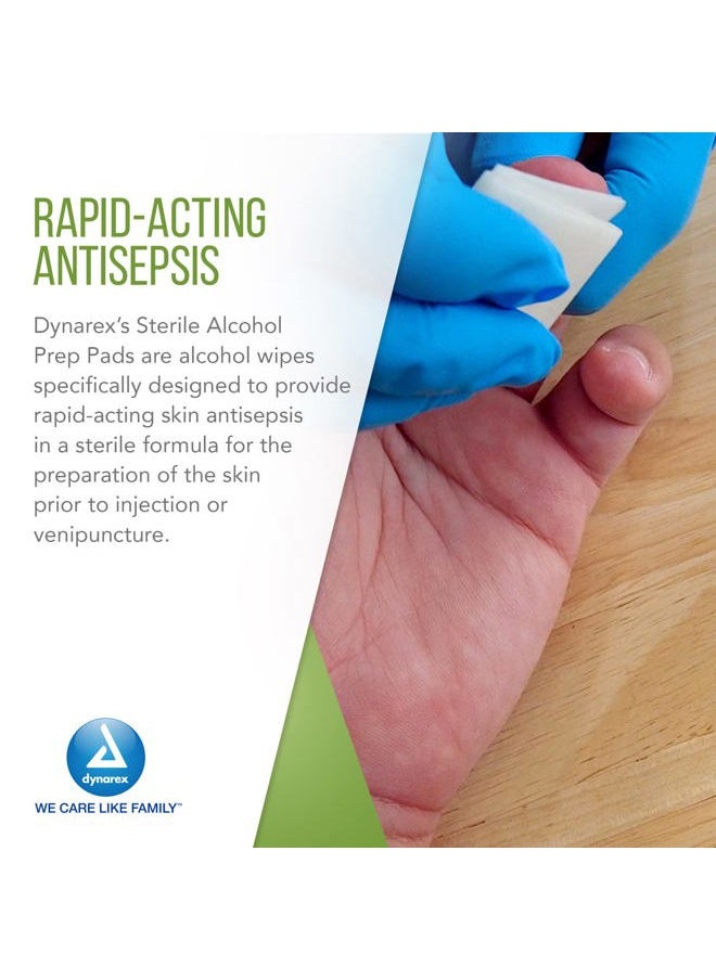 1113 Alcohol Prep Pad Sterile, Medium, Count 200 (Pack of 1)