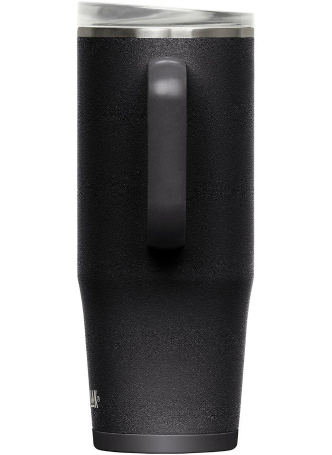 CamelBak Thrive Leak-Proof 32 oz Mug, Insulated Stainless Steel - For travel, coffee, tea, hot beverages - Spill Proof Cup-holder Compatible, Black