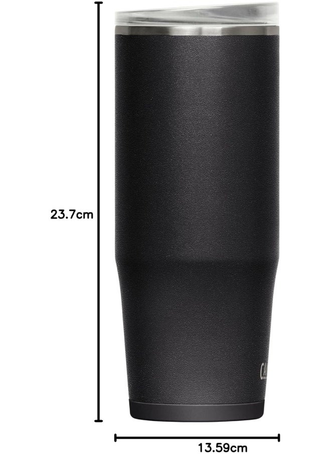 CamelBak Thrive Leak-Proof 32 oz Mug, Insulated Stainless Steel - For travel, coffee, tea, hot beverages - Spill Proof Cup-holder Compatible, Black