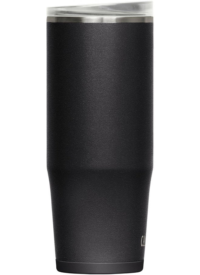 CamelBak Thrive Leak-Proof 32 oz Mug, Insulated Stainless Steel - For travel, coffee, tea, hot beverages - Spill Proof Cup-holder Compatible, Black