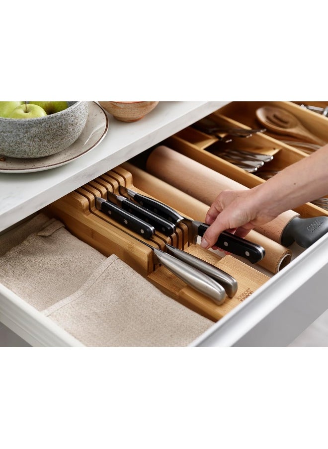 Joseph Joseph Knife Organizer Drawerstore, Bamboo, One Size