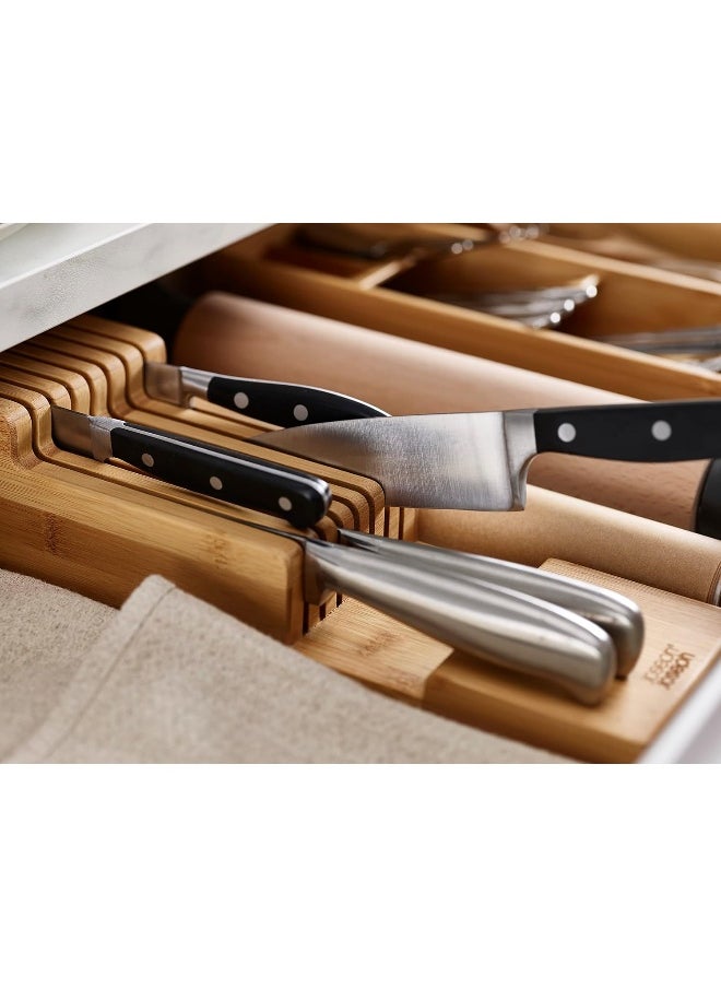 Joseph Joseph Knife Organizer Drawerstore, Bamboo, One Size