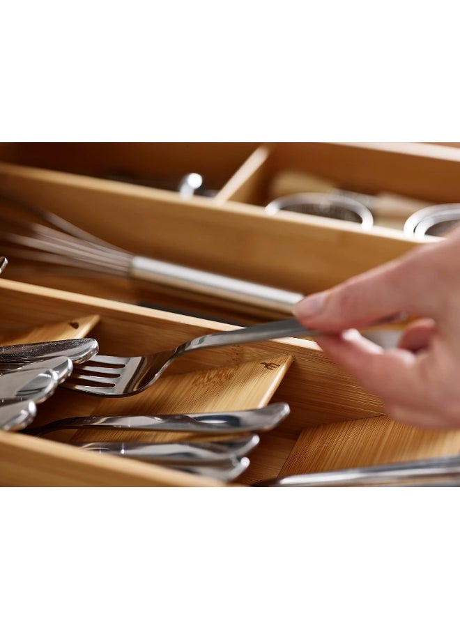 Joseph Joseph JJ 002942 Bruin DrawerStore Organizer Keukenlade Bamboe