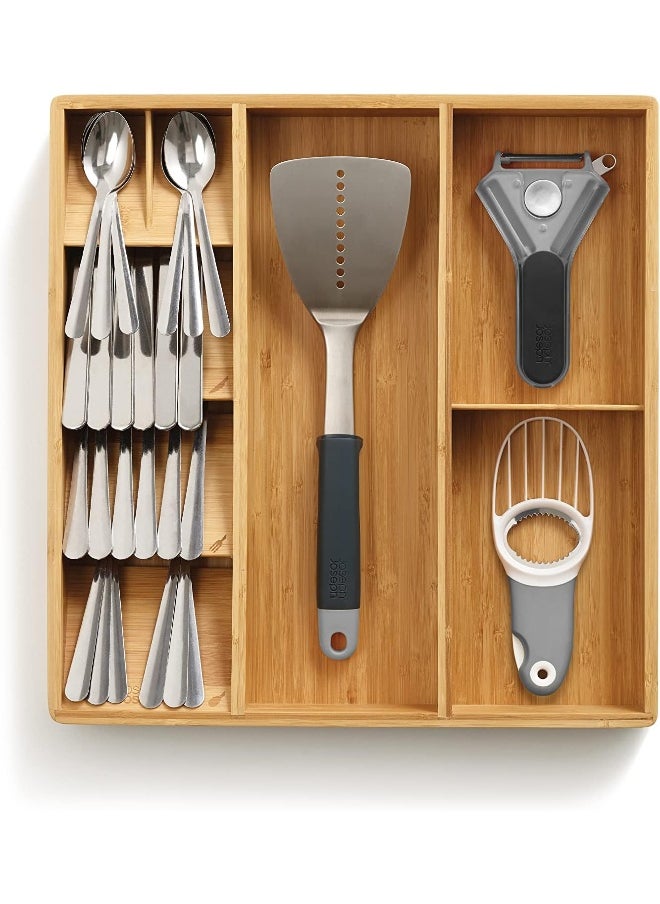 Joseph Joseph JJ 002942 Bruin DrawerStore Organizer Keukenlade Bamboe