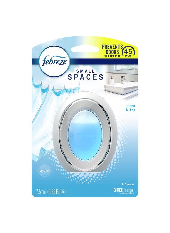 Small Spaces Air Freshener, Linen & Sky, 1 count, Blue, Model:93336