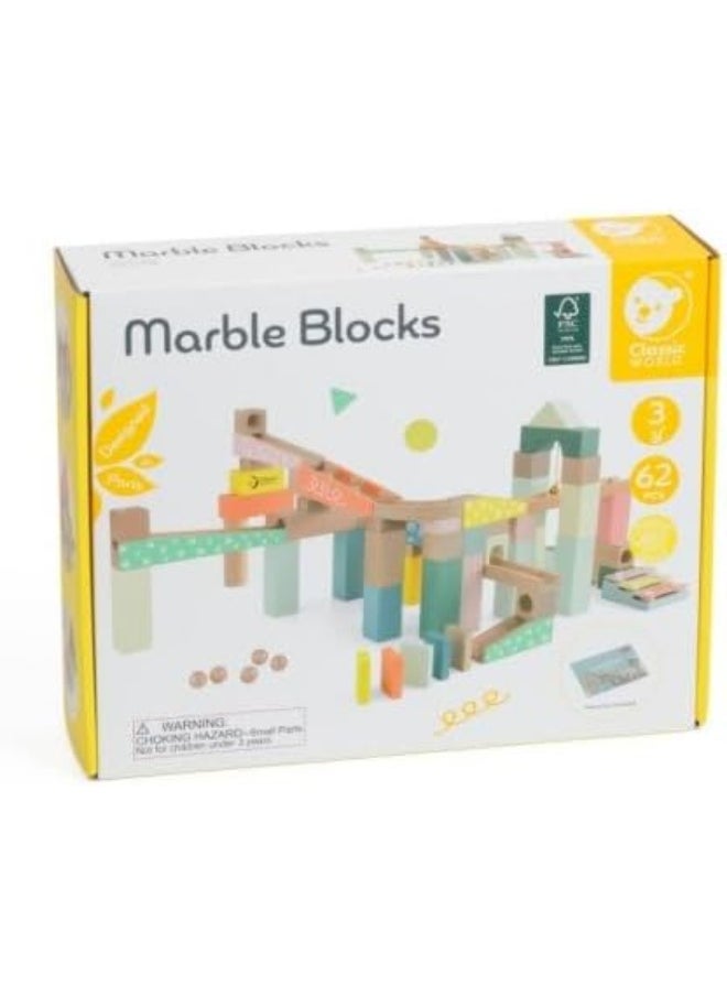Classic World Wooden Marble Maze Blocks