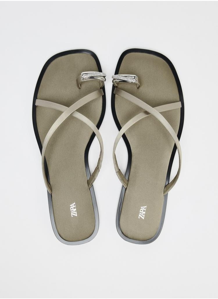 Toe-detail sandals