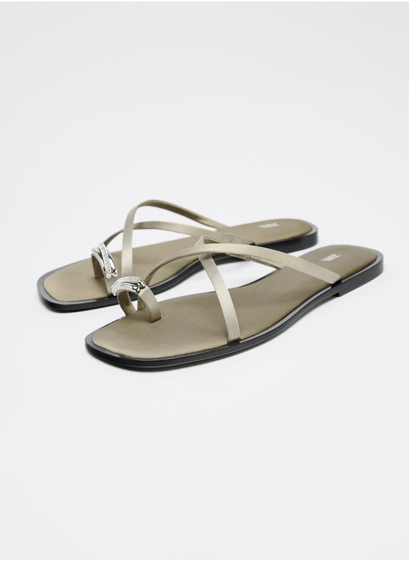 Toe-detail sandals