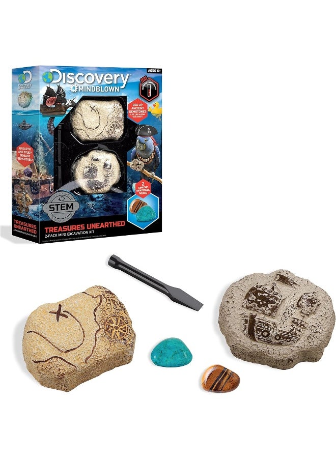 Discovery Kids Toy Mini Excavation Set Treasures