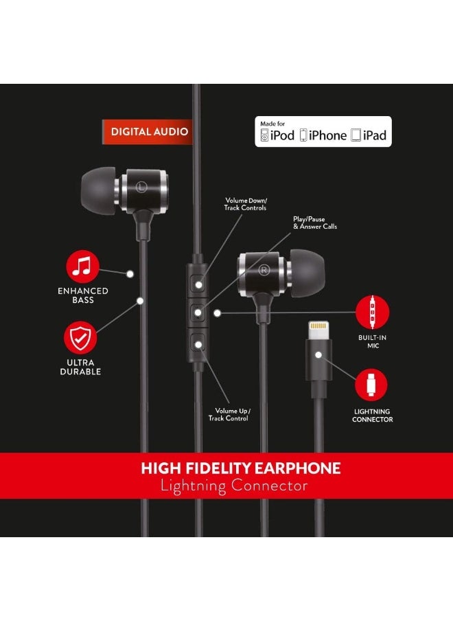 Trands Lightning MFI Stereo Earphone TR-HS2075, Wired