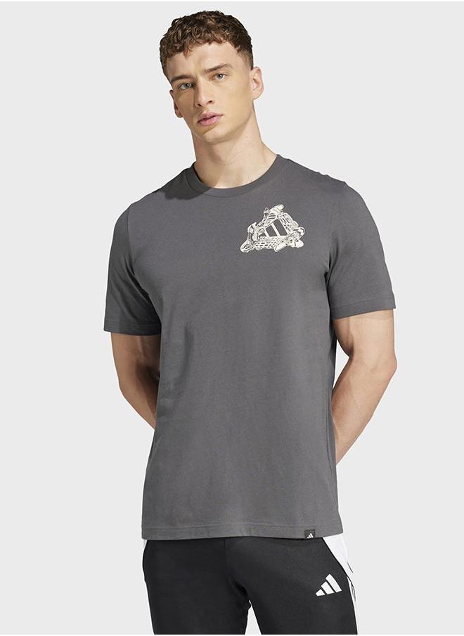 Football Kicks Graphic T-Shirt