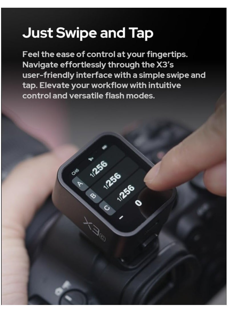 Godox X3 TTL Wireless Flash touchscreen Trigger for Nikon