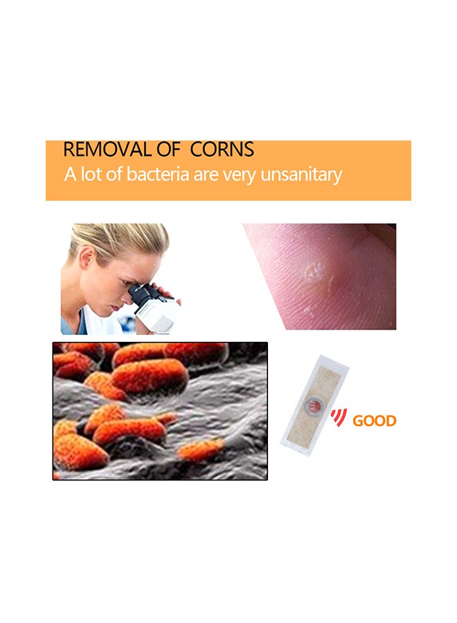 42-Piece Foot Corn Removal Plaster With Hole Warts Patch Set 14x10x12cm