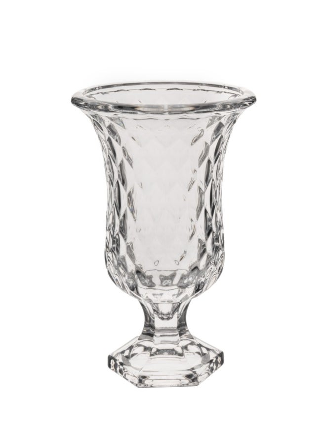 Glass Goblet  Stylish glass goblet, ideal for decorative use or special occasions