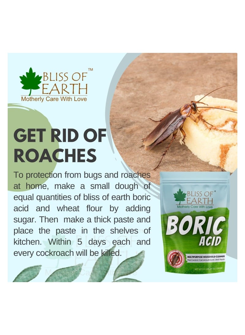 Bliss of Earth 4 oz Anhydrous Citric Acid Powder For Food Bath Bombs Cleaning & Preserving 113GM