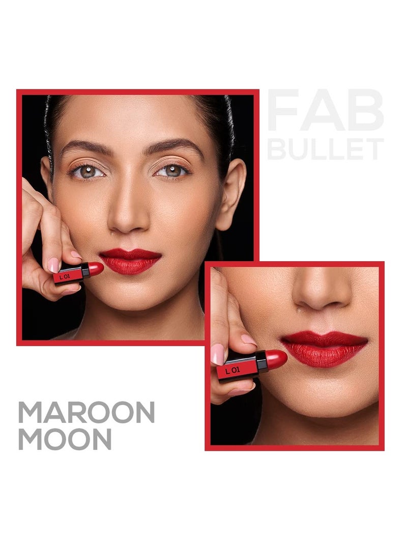 RENEE Matte Fab Bullet L 01 Maroon Moon 1.5 gm