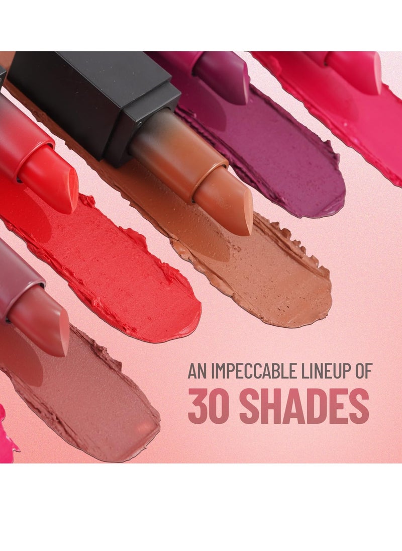 Swiss Beauty Hd Matte Pigmented Smudge Proof Lipstick Murphy Brown 3.5G