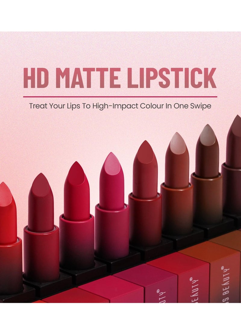 أحمر شفاه سويس بيوتي إتش دي غير لامع مقاوم للتلطخ 3.5 جم
