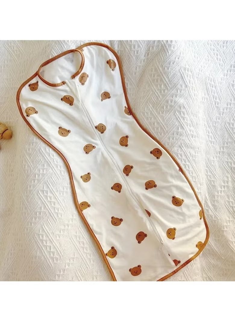 Baby Anti-Shock Sleeping Bag With Light Zipper, 0 - 3 Years Old