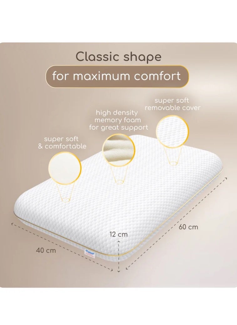 Classic Orthopedic Anatomical Memory Pillow, 60x40 cm