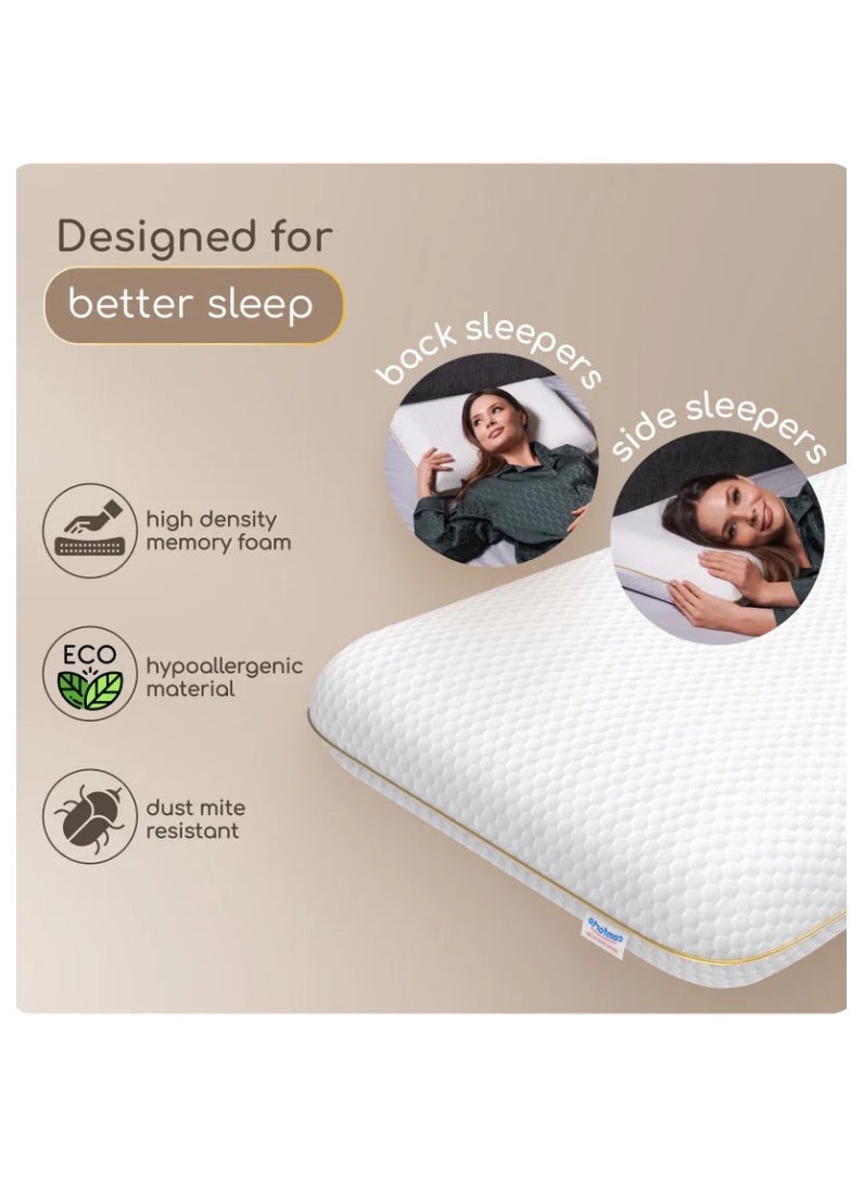 Classic Orthopedic Anatomical Memory Pillow, 60x40 cm