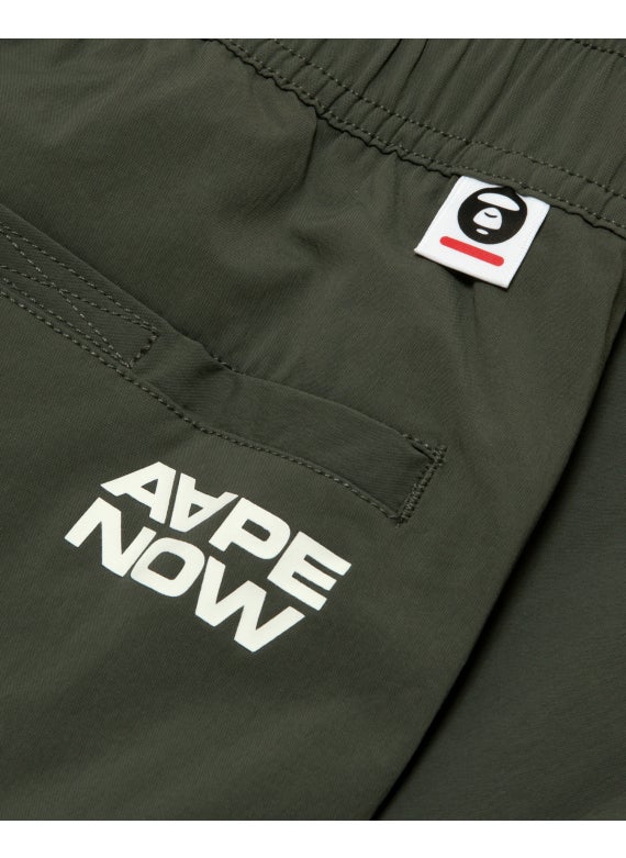 AAPENOW moonface logo jogger pants