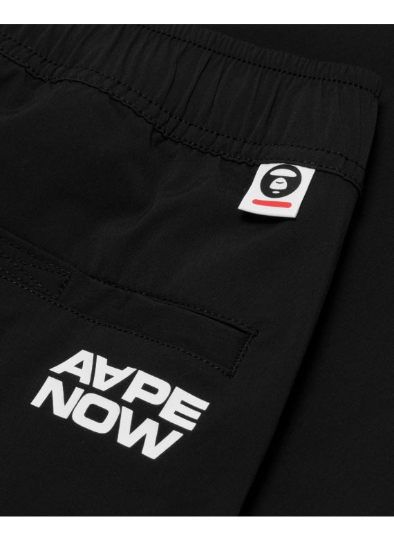 AAPENOW moonface logo jogger pants