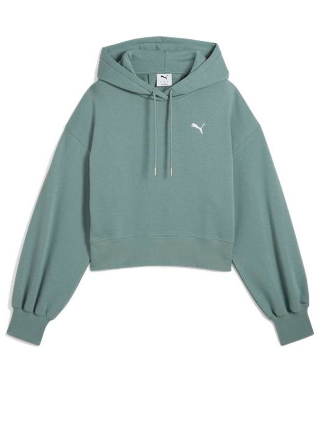 Wardrobe Essential Relaxed Cropped Hoodie