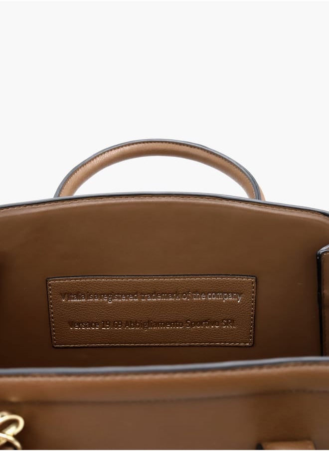 Solid Shopper Bag with Adjustable Strap