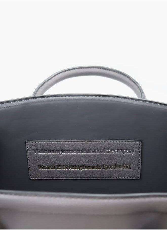 Solid Shopper Bag with Adjustable Strap