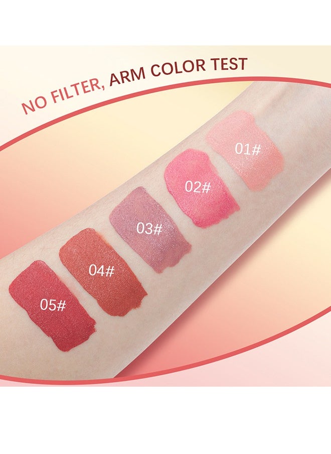 Velvet Liquid Blush ，Long Lasting，Create a Natural and Vibrant Makeup #01