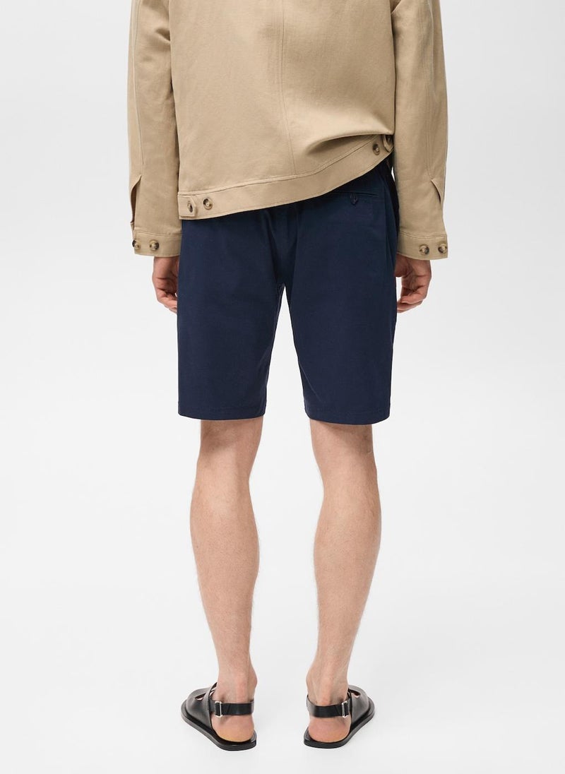 Slim-Fit Chino Bermuda Shorts