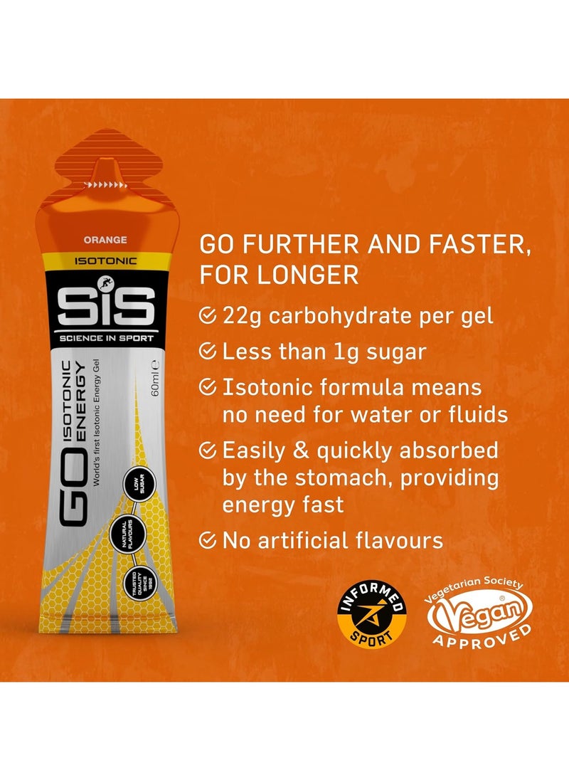 Science In Sport-Go Isotonic Energy Gel Mixed Pack 35 X 60ML
