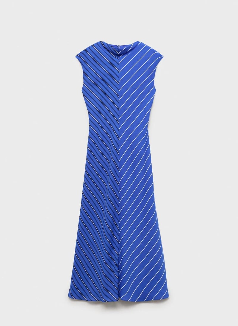 Striped Sleeveless Dress