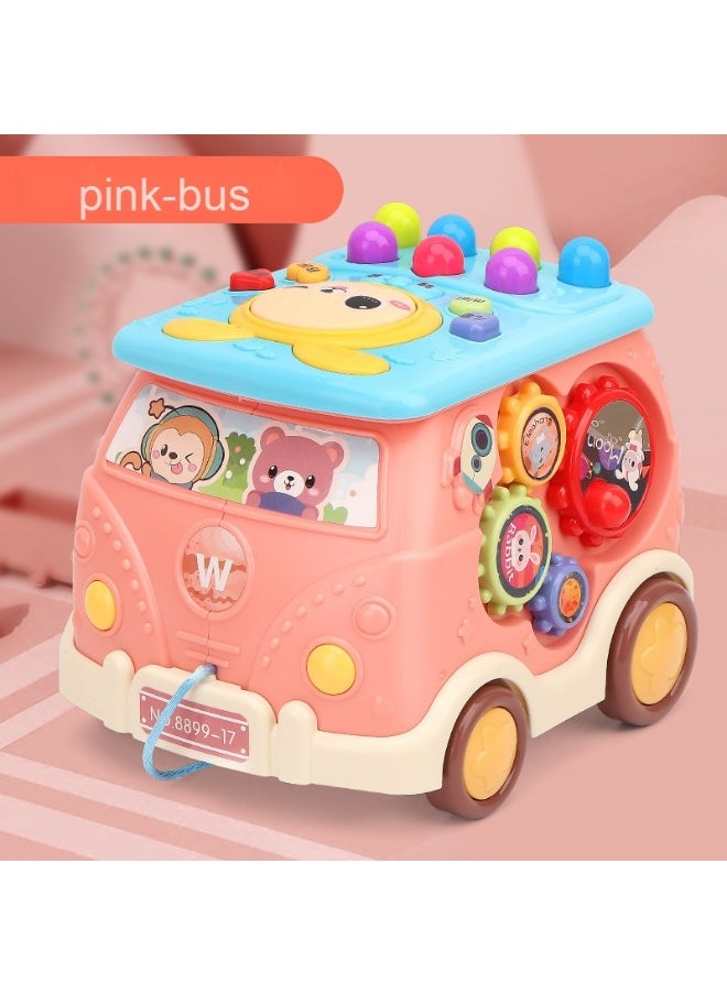 Funny Bus Whack-a-Mole Children’s Multi-Functional Educational Hand Drum