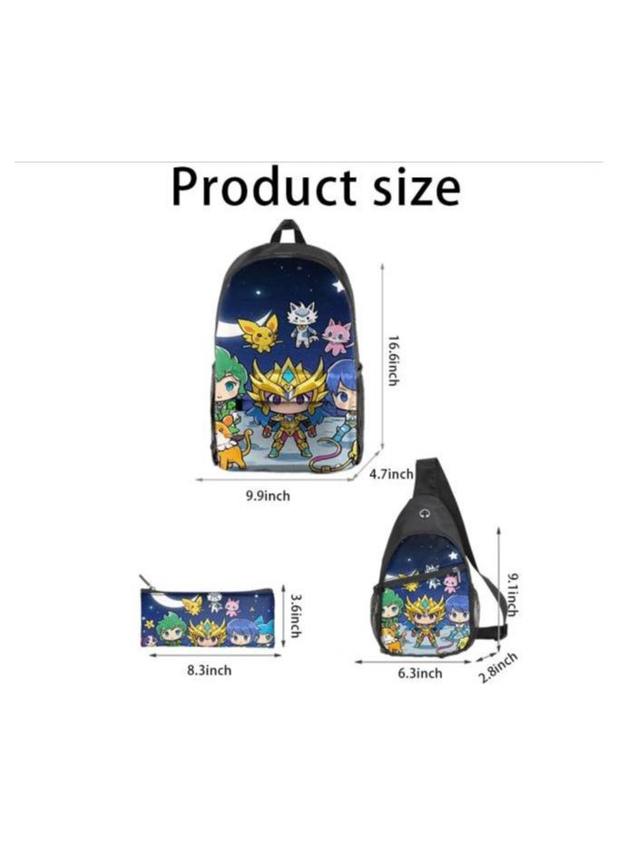 Universal cartoon new three-piece schoolbag - 790