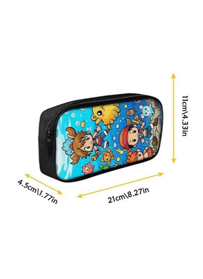 Cartoon three-piece schoolbag with zipper - 219