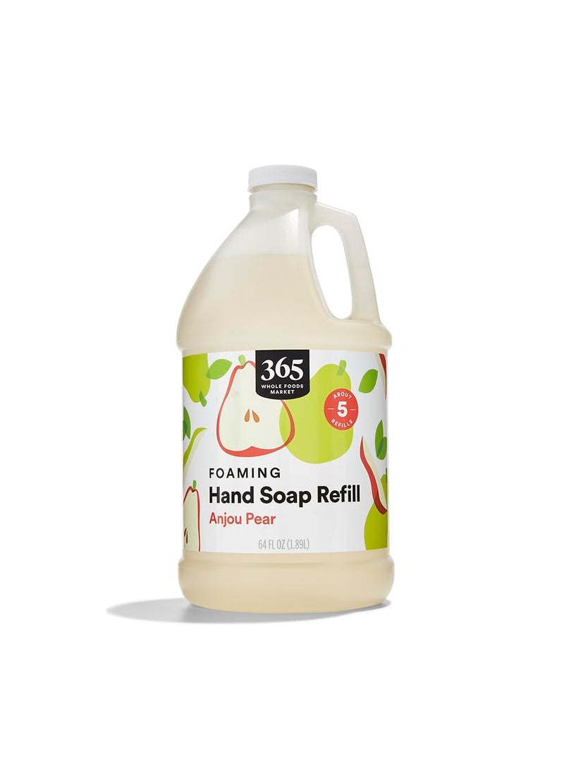 365 by Whole Foods Market Hand Soap Foaming Anjou Pear Refill 64 Fl Oz