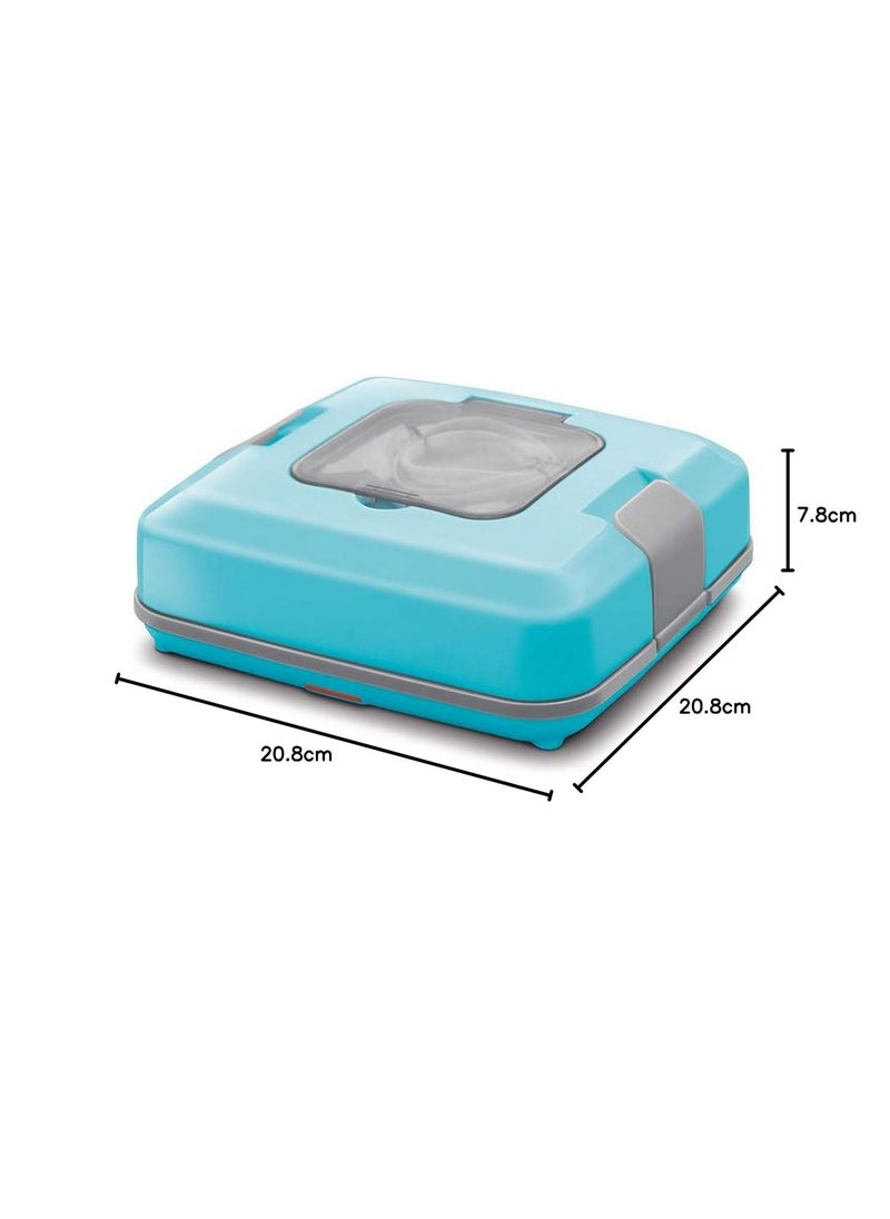 MILTON Flatron Electric Stainless Steel Tiffin, Grey Blue