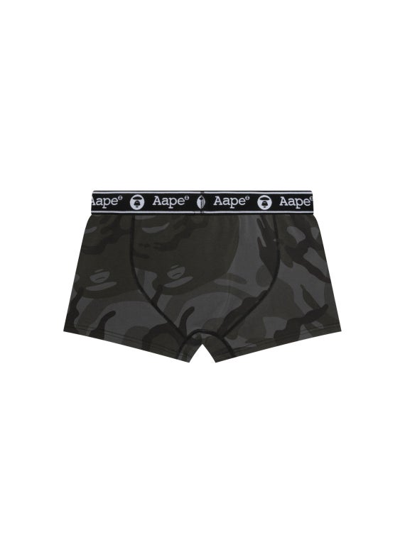 Moonface logo camo boxer briefs