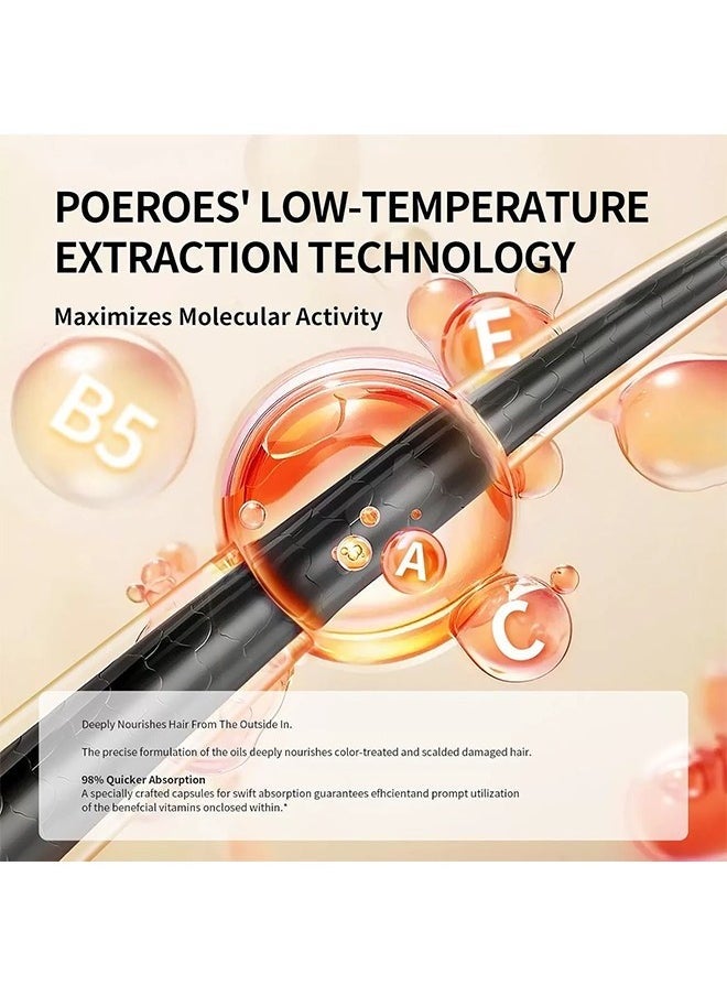 Treatment Moroccan Hair Oil, Original Argan Oil Serum, Nourish Frizzy Hair, Smooth and Shiny Hair Conditioner, for All Hair Types 100ML