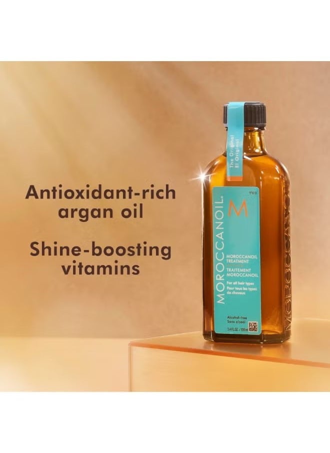 Treatment Moroccan Hair Oil, Original Argan Oil Serum, Nourish Frizzy Hair, Smooth and Shiny Hair Conditioner, for All Hair Types 100ML